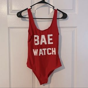 BAE watch one piece swimsuit